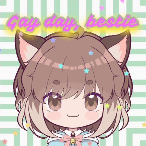 Girl With Cat Ears Gay Day Besties