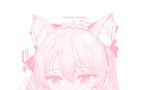Girl With Cat Ears Yanderelevifangirl GIF