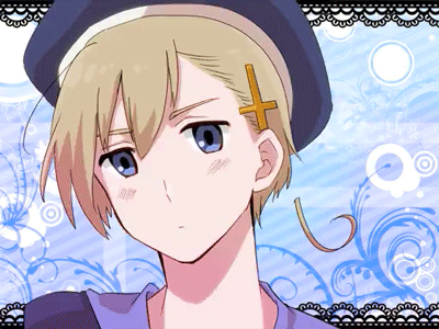 Girl With Cross On Hair GIF