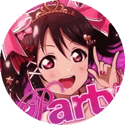 Girl with Crown and Party Text