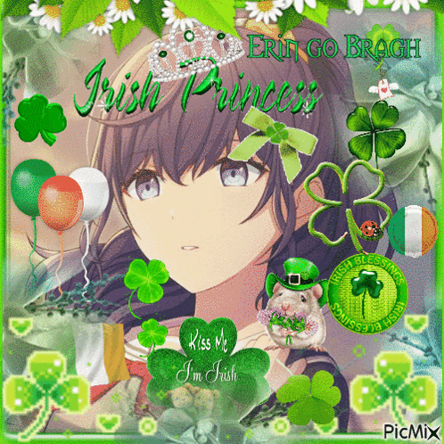 Girl With Crown Irish Princess