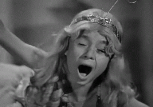 Girl with Crown Screaming