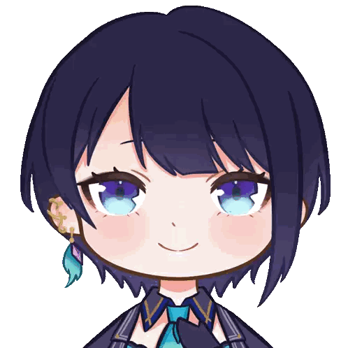 Girl With Dark Hair and Smile
