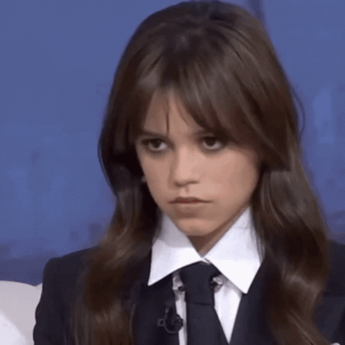 Girl With Death Stare GIF