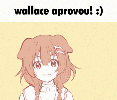Girl With Dog Ear Wallace Aprovou