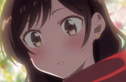 Girl With Eyes Closed And Mouth Open GIF