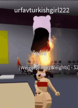 Girl With Flaming Hair