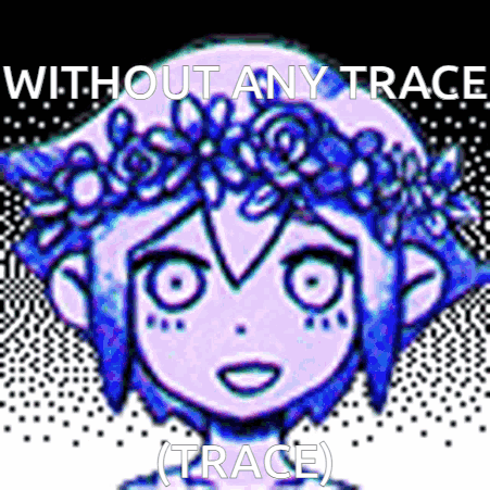 Girl With Flower Crown Without Any Trace GIF