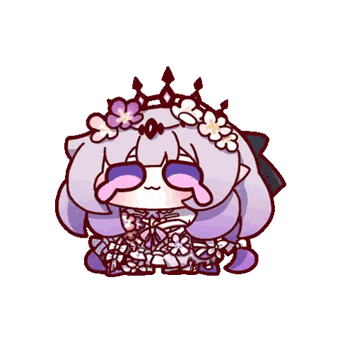 Girl with Flowers in Hair