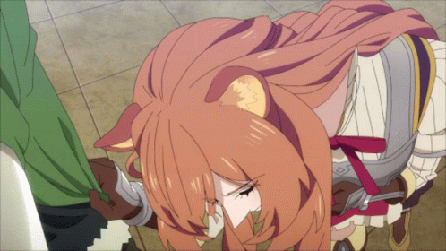 Girl With Fox Ear and Red Bow