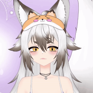 Girl with Fox Ears and Cat Face Headband
