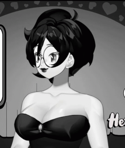 Girl With Glasses Speech Bubble Saying Her