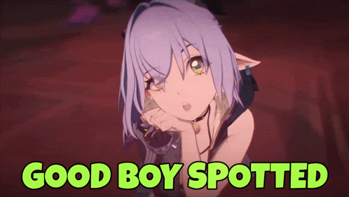 Girl With Good Boy Spotted Above Her