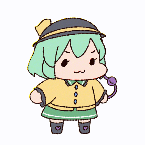 Girl With Green Hair in Yellow Jacket