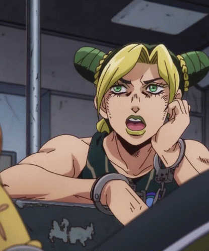 Girl With Green Ponytail and Handcuffs