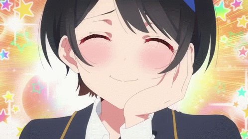 Girl with Hand on Face Smiling