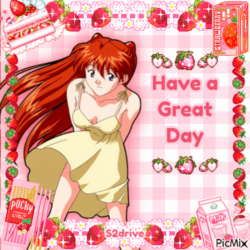 Girl With Have a Great Day