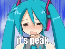 Girl With Headphones Crying It's Peak