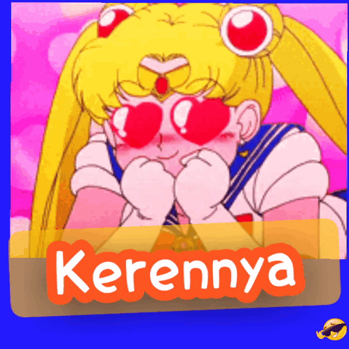 Girl with Hearts in Eyes Kerennya