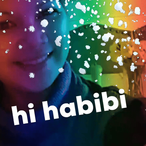Girl With Hi Habibi