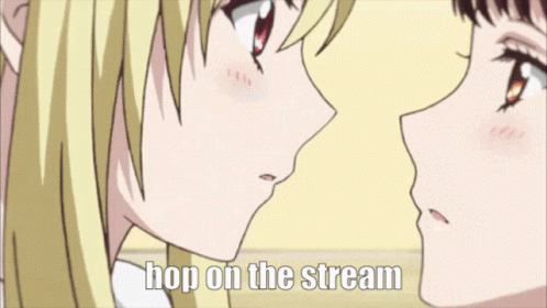 Girl With Hop On the Stream