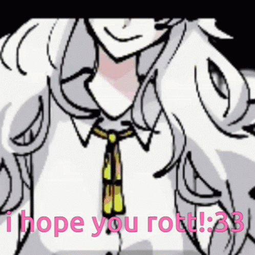 Girl With I Hope You Rott 3:33 GIF