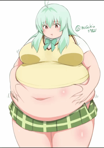 Girl with Large Belly and 9782
