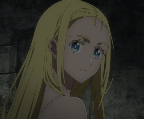 Girl with Long Blonde Hair and Blue Eyes