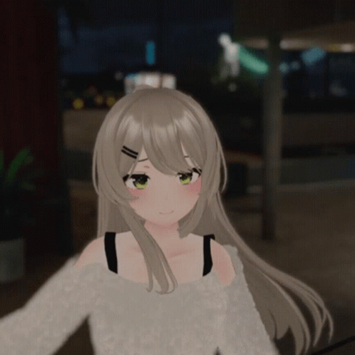 Girl With Long Brown Hair in Off-Shoulder Sweater