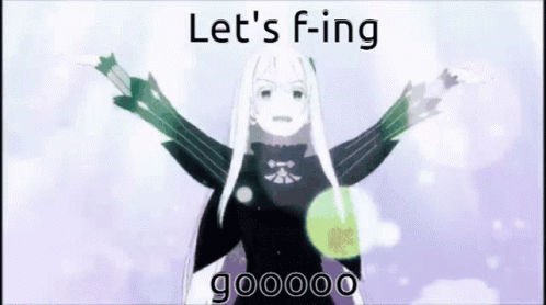 Girl with Long White Hair Standing