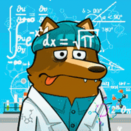Girl with Math Equations x + 2 = a2b