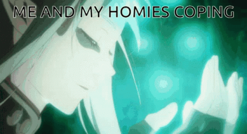Girl with Me and My Homies Coping