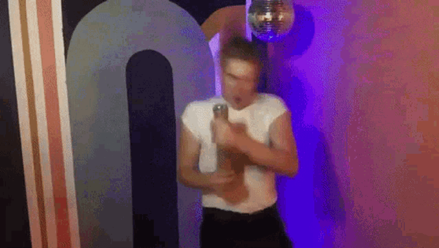 Girl With Party Popper Celebration Dance GIF