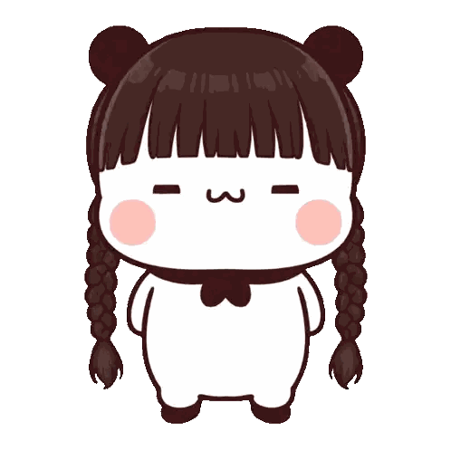 Girl with Pigtails and Ears