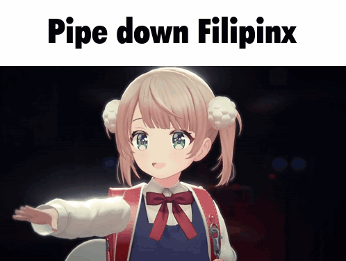Girl With Pigtails Pipe Down Filipinx