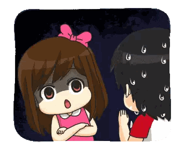 Girl With Pink Bow Next To Boy