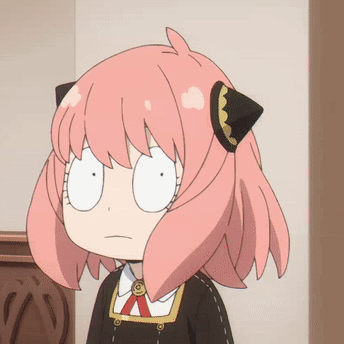 Girl with Pink Hair and Black Cat Ear