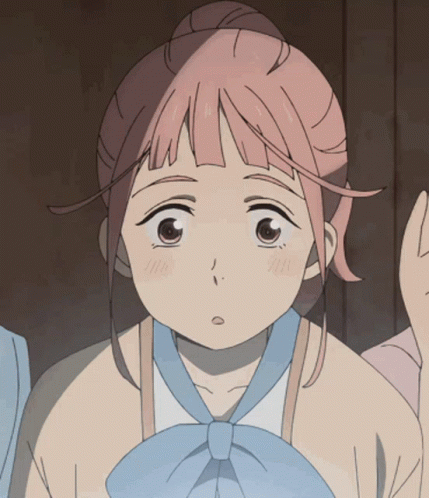 Girl With Pink Hair And Blue Tie GIF