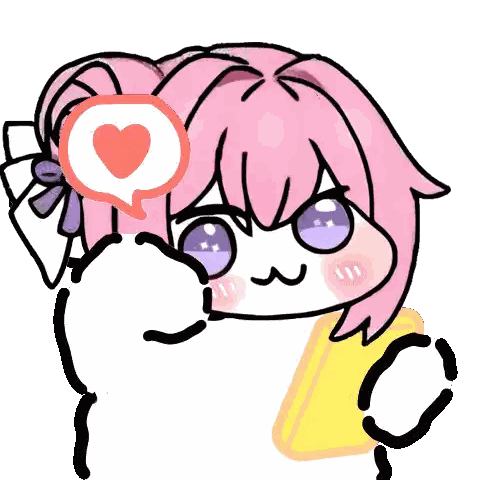 Girl with Pink Hair and Purple Eyes