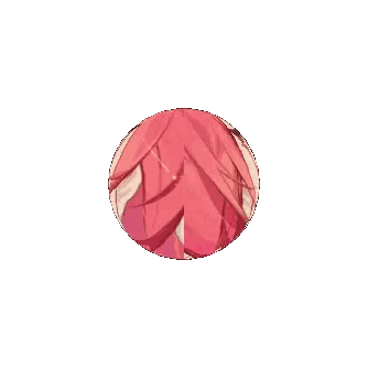 Girl with Pink Hair and Red Eyes