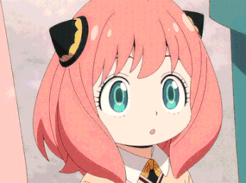 Girl With Pink Hair Blue Eyes And Cat Ear GIF