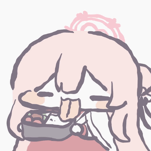 Girl with Pink Hair Holding Lunch Box