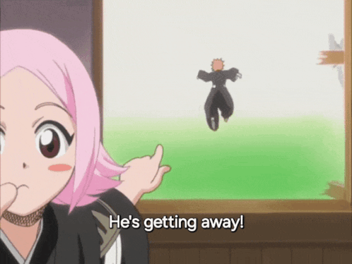 Girl With Pink Hair Says He's Getting Away