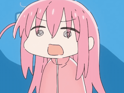 Girl With Pink Hair Surprised GIF