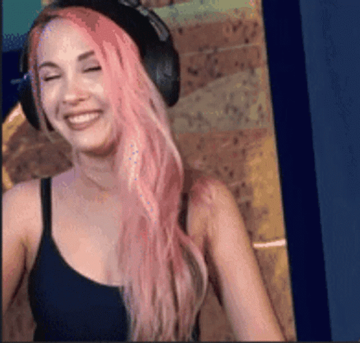 Girl With Pink Hair Welp GIF
