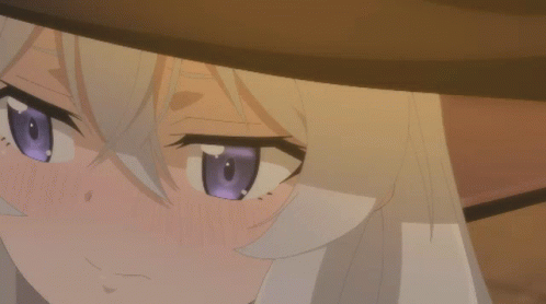 Girl With Purple Eyes GIF