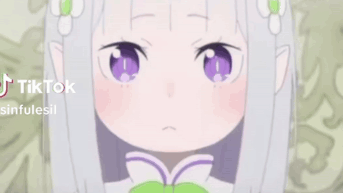 Girl With Purple Eyes Saying I'm So Bored GIF