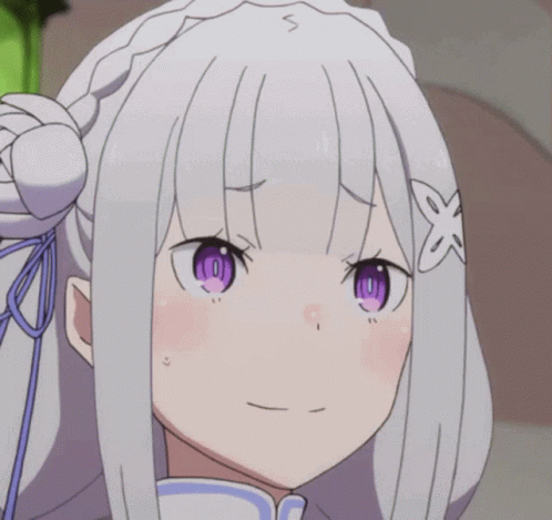 Girl with Purple Eyes