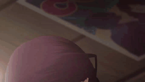Girl With Purple Hair Crying