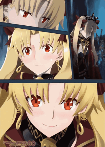 Girl With Red Eyes Saying T-Moc Complex Go